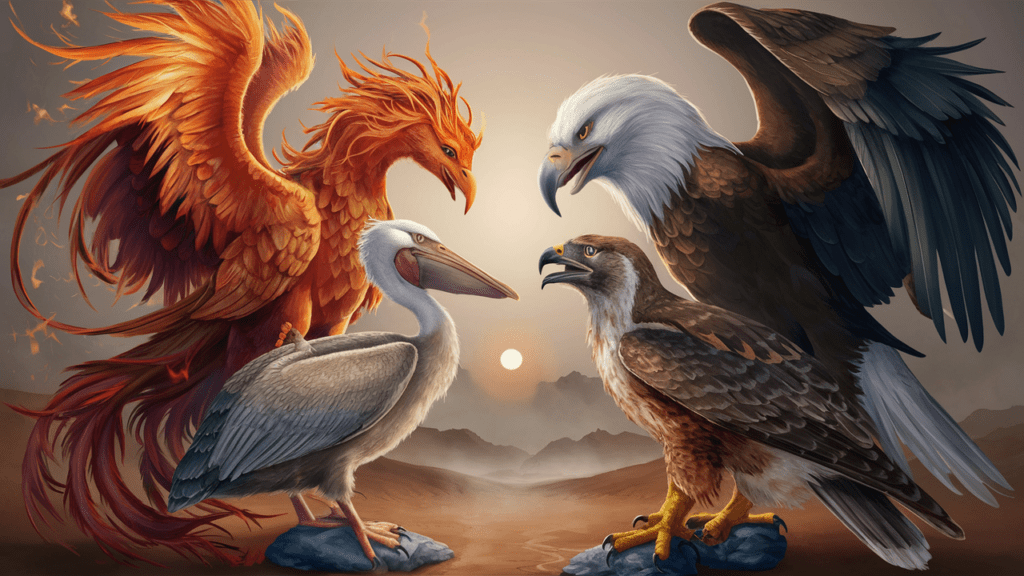 The Phoenix, Pelican, Eagle, and Hawk: Symbols in Occultism and Esotericism